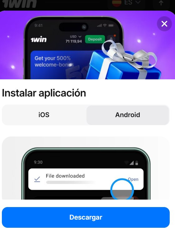 Aplicación Móvil 1win Descarga, Uso y Compatibilidad