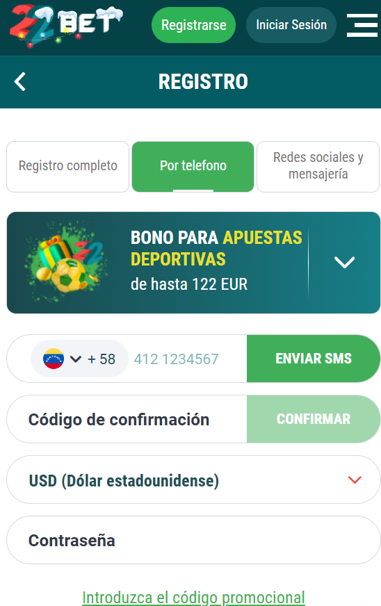 Registro y Acceso Cómo Empezar a Jugar en 22Bet