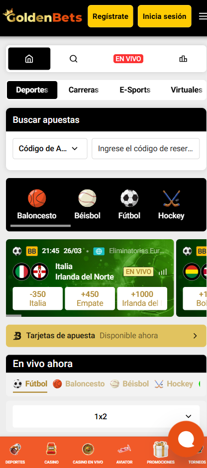 Mercados de Apuestas en Goldenbet Venezuela